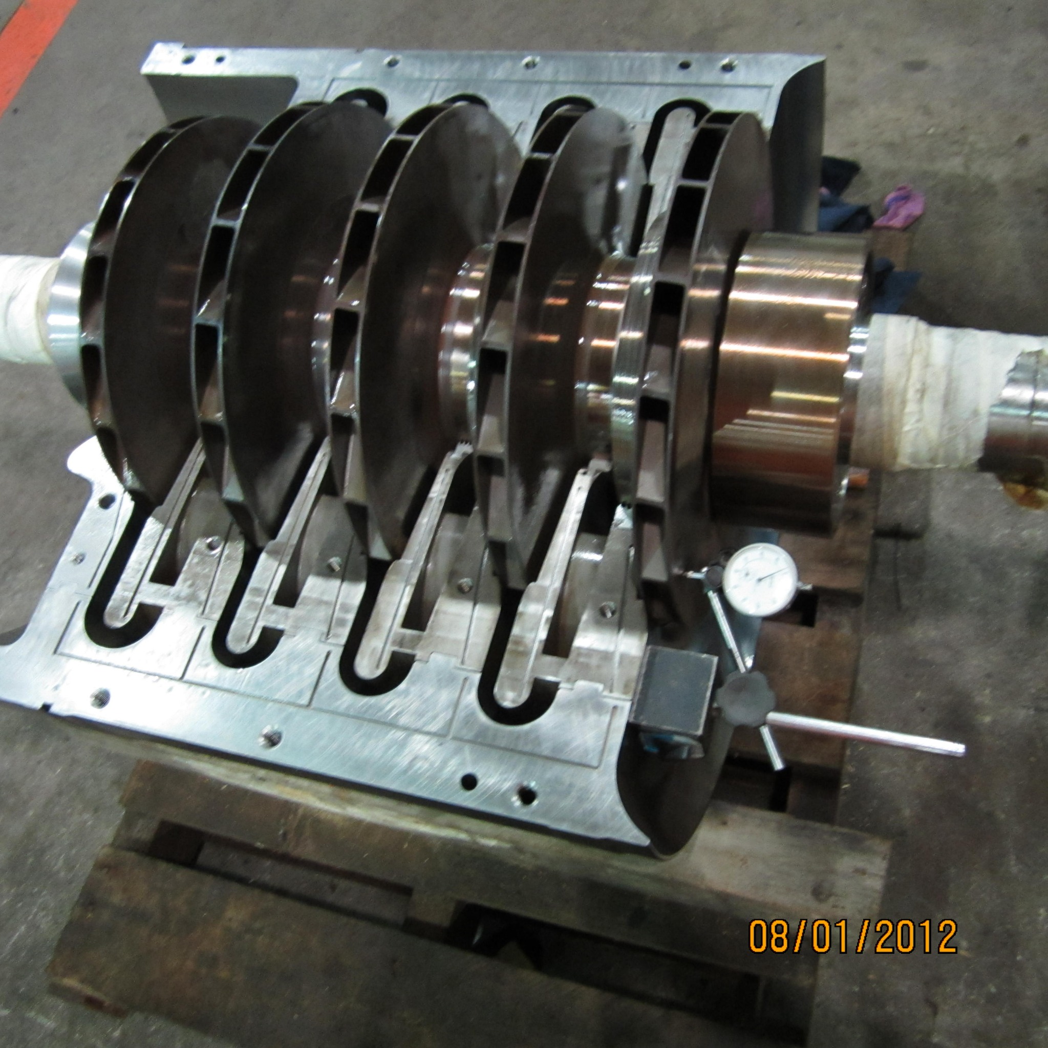 Rotor dimensional inspection